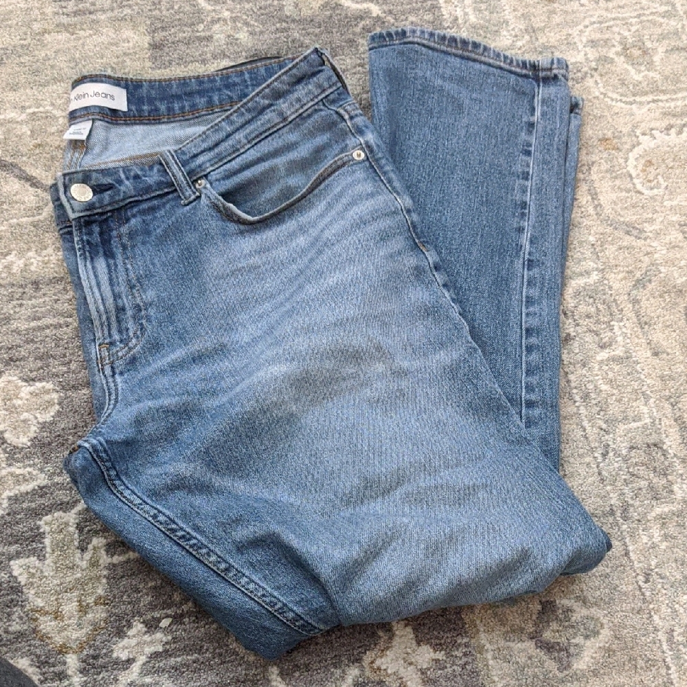 Calvin Klein Jeans - Classic Blue Slim Ripped Denim